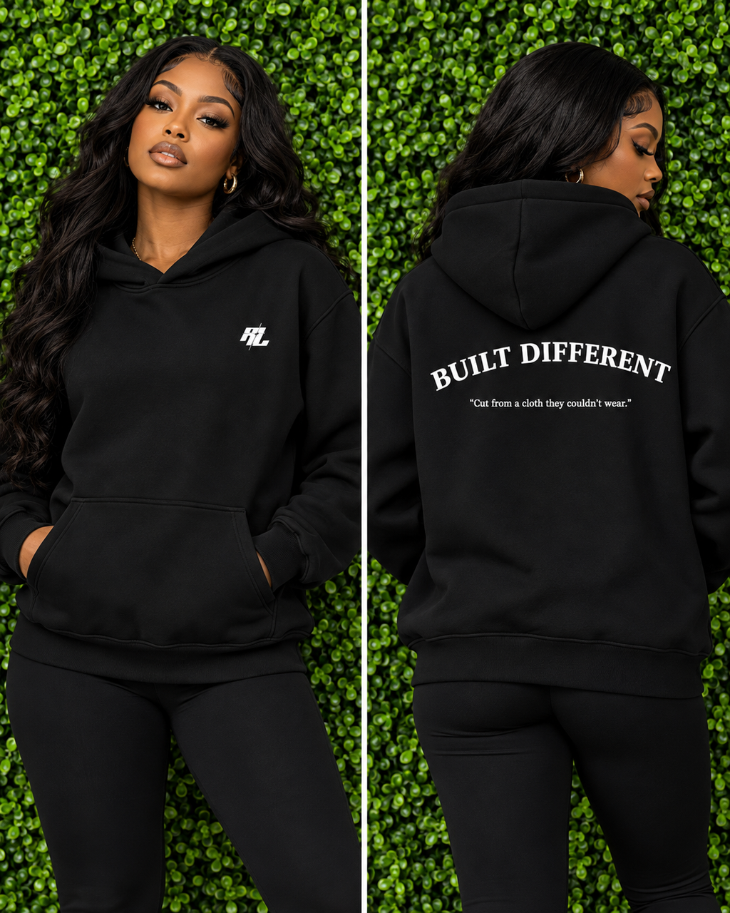 Red Lotus “Built Different” Premium Heavyweight Hoodie