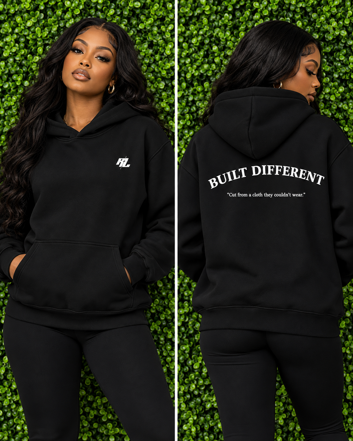 Red Lotus “Built Different” Premium Heavyweight Hoodie