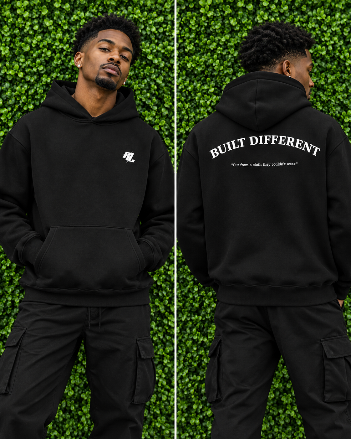 Red Lotus “Built Different” Premium Heavyweight Hoodie