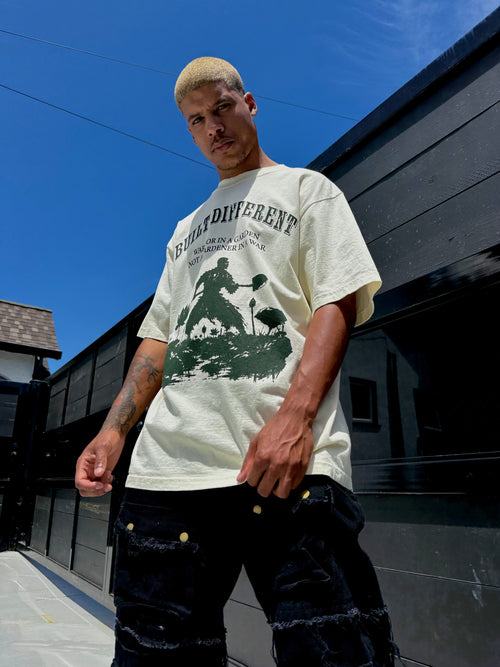 Built Different Cream T-shirt